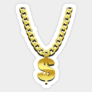 Gold Chain Sticker